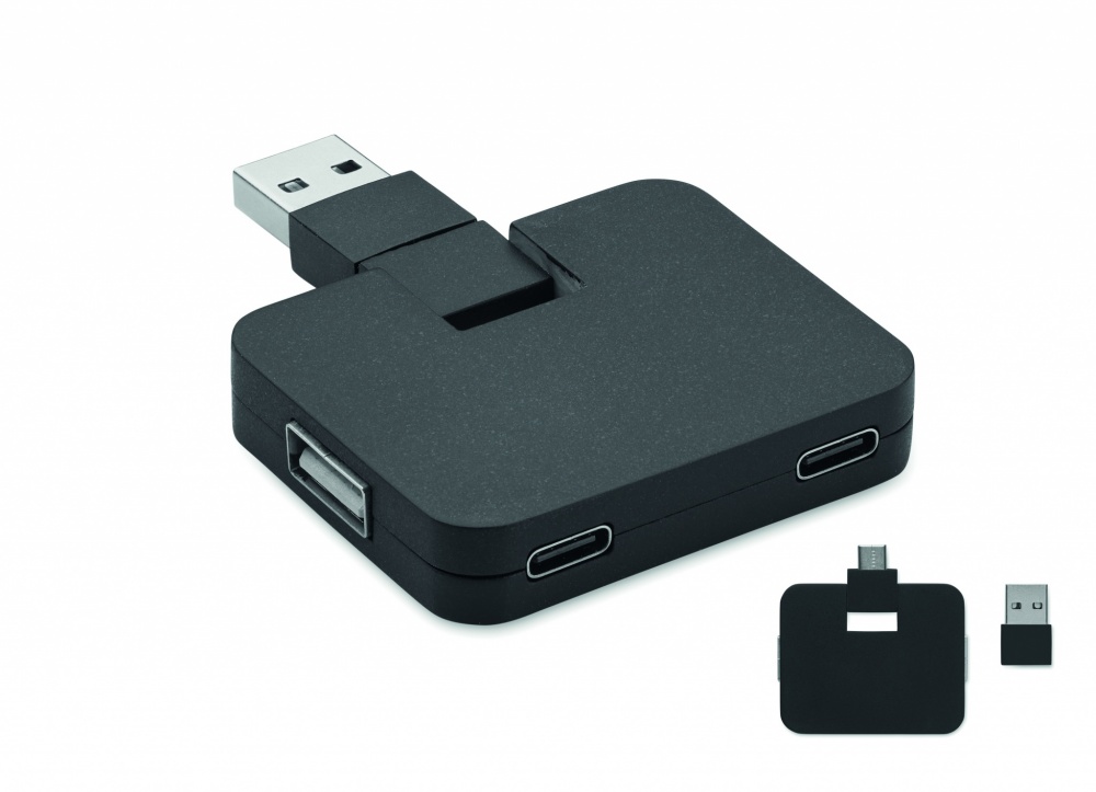 Logotrade firmakingitused pilt: 4-pordiline USB-jaotur
