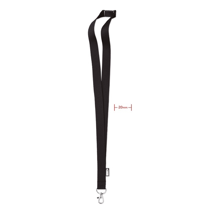 Logotrade reklaamtooted pilt: LANY RPET-kaelapael 20 mm