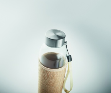 Logo trade reklaamtoote pilt: Klaaspudel kotis 500ml