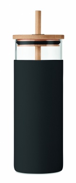 Logotrade ärikingitused pilt: 450 ml bambusest kaane ja kõrrega joogitops