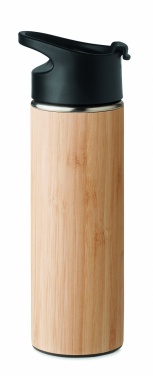 Logotrade reklaamkingituse foto: Bambusest 450ml termospudel