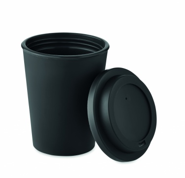 Logotrade reklaamtoote foto: Kaheseinaline trummel PP 300 ml