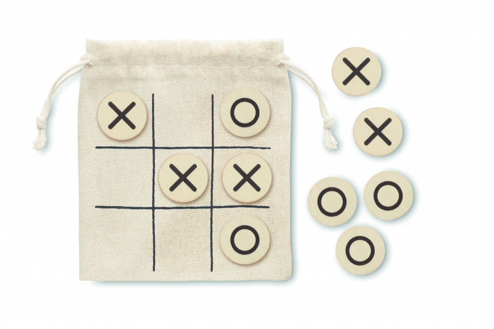Logo trade firmakingi pilt: Puidust tic tac toe