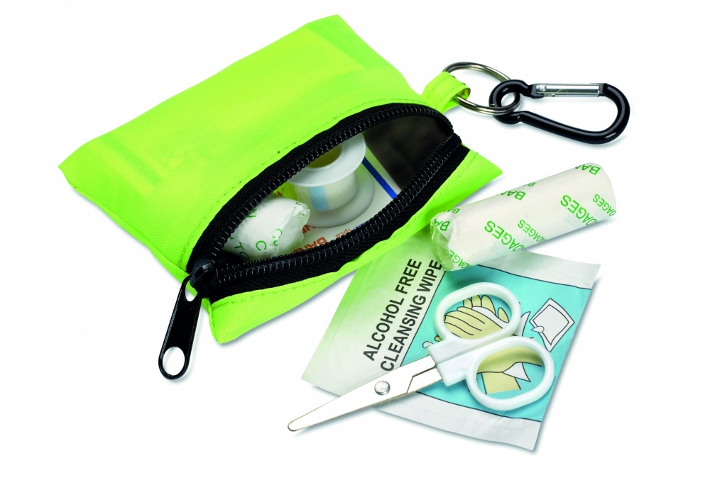 Logo trade ärikingituse pilt: Esmaabikomplekt karabiiniga