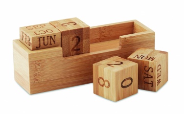 Logo trade reklaamkingi pilt: Bambusest kalender