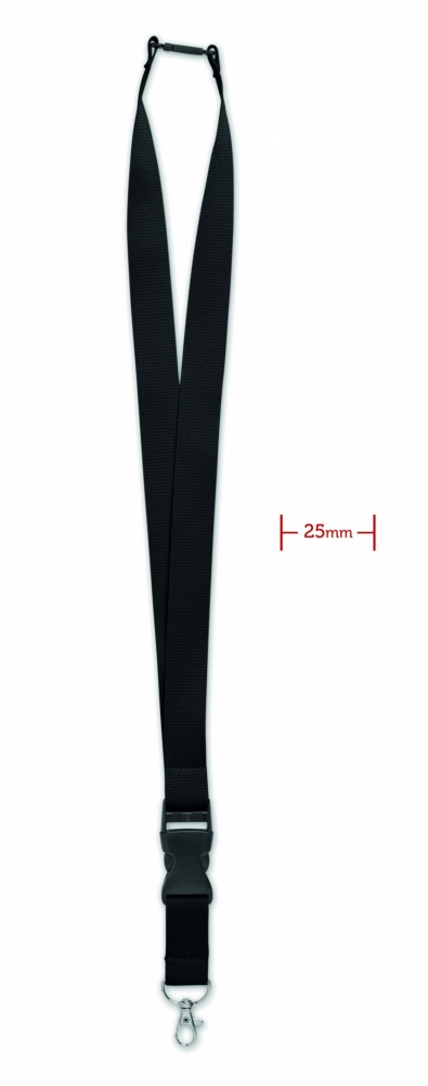 Logotrade reklaamkingitused pilt: WIDE LANY kaelapael 25mm