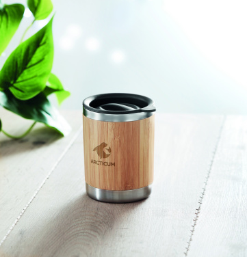 Logotrade firmakingituse foto: Bambusest kaanega trummel 250ml