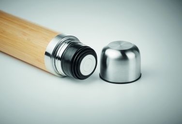 Logo trade reklaamkingituse pilt: Topeltseintega bambusest termos 400ml CHAN BAMBOO