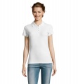 INIMESED NAISTE POLO 210g, Valge
