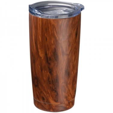 Logotrade reklaamkingitused pilt: Puidust välimusega roostevabast terasest kruus COSTA RICA 550 ml