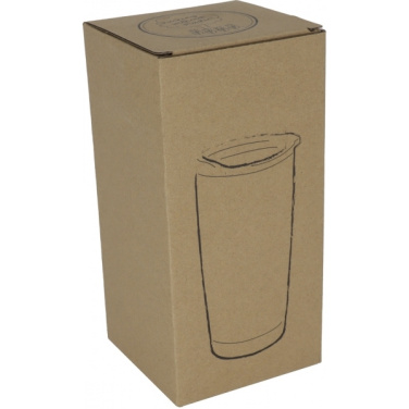 Logotrade reklaamtoote foto: Puidust välimusega roostevabast terasest kruus COSTA RICA 550 ml