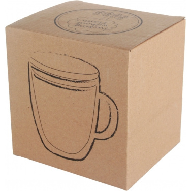 Logotrade firmakingitused pilt: Topeltseinaga klaasist tass GERTHE 350 ml