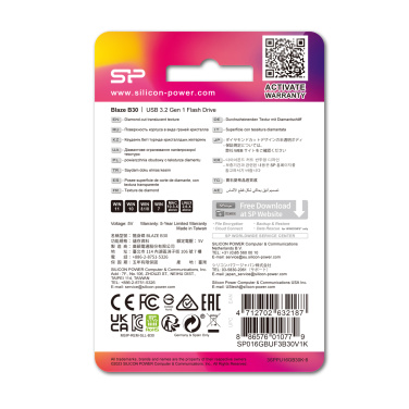 Logo trade firmakingitused foto: Pendrive Silicon Power Blaze B30 3.1