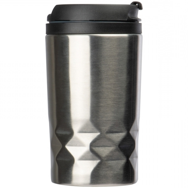 Logotrade ärikingi foto: Roostevabast terasest kaanega kruus ROMA 250 ml