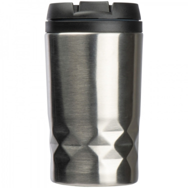Logotrade firmakingituse foto: Roostevabast terasest kaanega kruus ROMA 250 ml