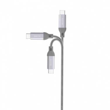 Logotrade reklaamtooted pilt: Nailonist andmeedastuskaabel LK30 Type - C Quick Charge 3.0