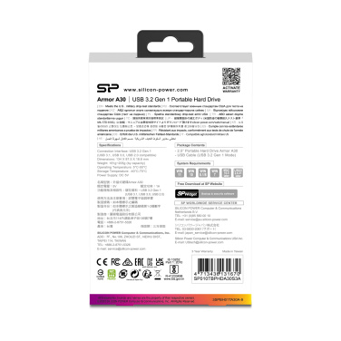 Logo trade reklaamkingitused foto: Kõvaketas Silicon Power Armor A30 1TB