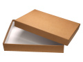 Dekoratiivpaberiga lamineeritud karp (25x21x5cm) 447037, Beež