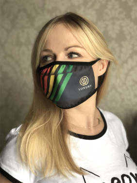 Logotrade reklaamkingituse foto: MARS PRO puuvillane mask (suurus M) koos tasku ja HEPA-filtriga 1380165