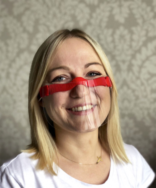 Logo trade reklaamkingitused foto: HESTIA näokaitse - läbipaistev mask suu ja nina jaoks 1452162