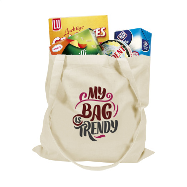 Logo trade reklaamtoote pilt: ShoppyBag (135g/m²) pikkade sangadega puuvillane kott