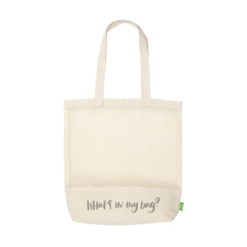 Logotrade reklaamtoote foto: Natura Organic Mesh Shopper (180 g/m²) ostukott