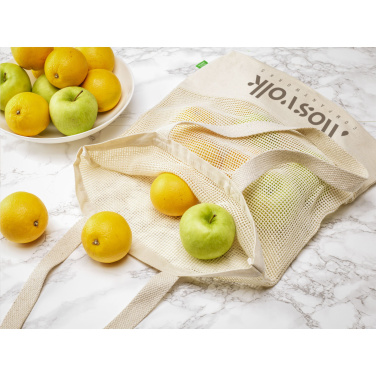 Logotrade ärikingid pilt: Natura Organic Mesh Shopper (180 g/m²) ostukott