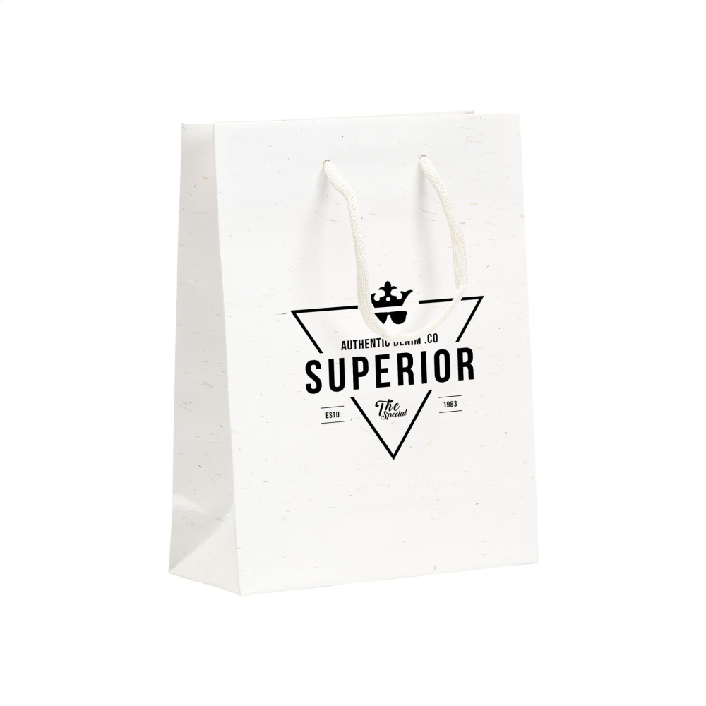 Logo trade ärikingi pilt: Õlgkiududega taaskasutatud Leaf It Bag (180 g/m²) S