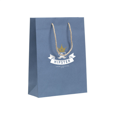 Logo trade ärikingituse pilt: Taaskasutatud teksakiududega Leaf It kott (180 g/m²) M