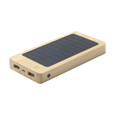 Logo trade reklaamtoote pilt: Solar Powerbank 8000+ juhtmevaba laadija