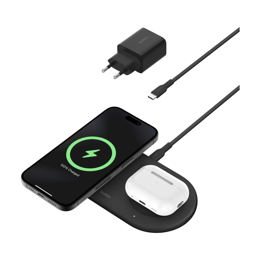 Logotrade reklaamkingituse foto: Belkin BoostCharge Pro 2-in-1 pad