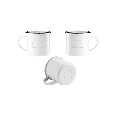 Logotrade meened pilt: Retro emailiga kruus 350 ml