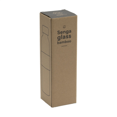 Logo trade reklaamkingid foto: Senga Glass Bamboo 500 ml joogipudel