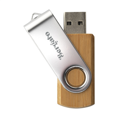 Logotrade ärikingid pilt: USB Twist Bamboo 32 GB