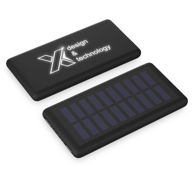 Logotrade ärikingid pilt: SCX.design P30 8000 mAh valgustusega päikesepatareiga akupank