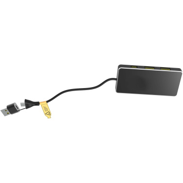 Logotrade reklaamtooted pilt: SCX.design H20 8-ühes USB-jaotur kahe sisendi ja 6-pordiga