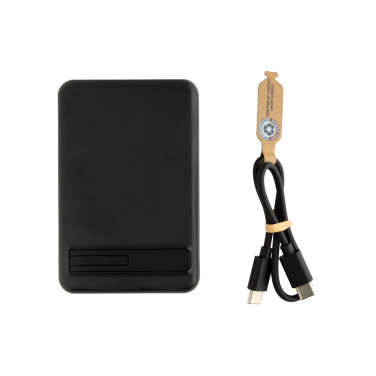 Logo trade firmakingituse pilt: Zen RCS plastk 5000 mah 5W magnetiline bambusest akuank
