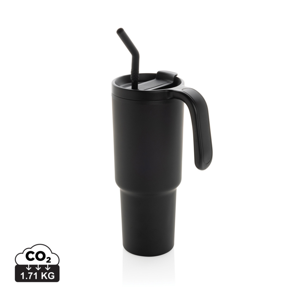 Logo trade meened foto: Graphic 360 RCS taaskasutatud terasest termoskruus 900ml