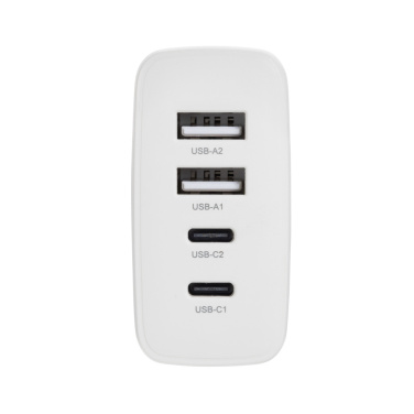 Logo trade ärikingid foto: TravelCharge Pro RCS plastikust reisilaadija USB C-ga