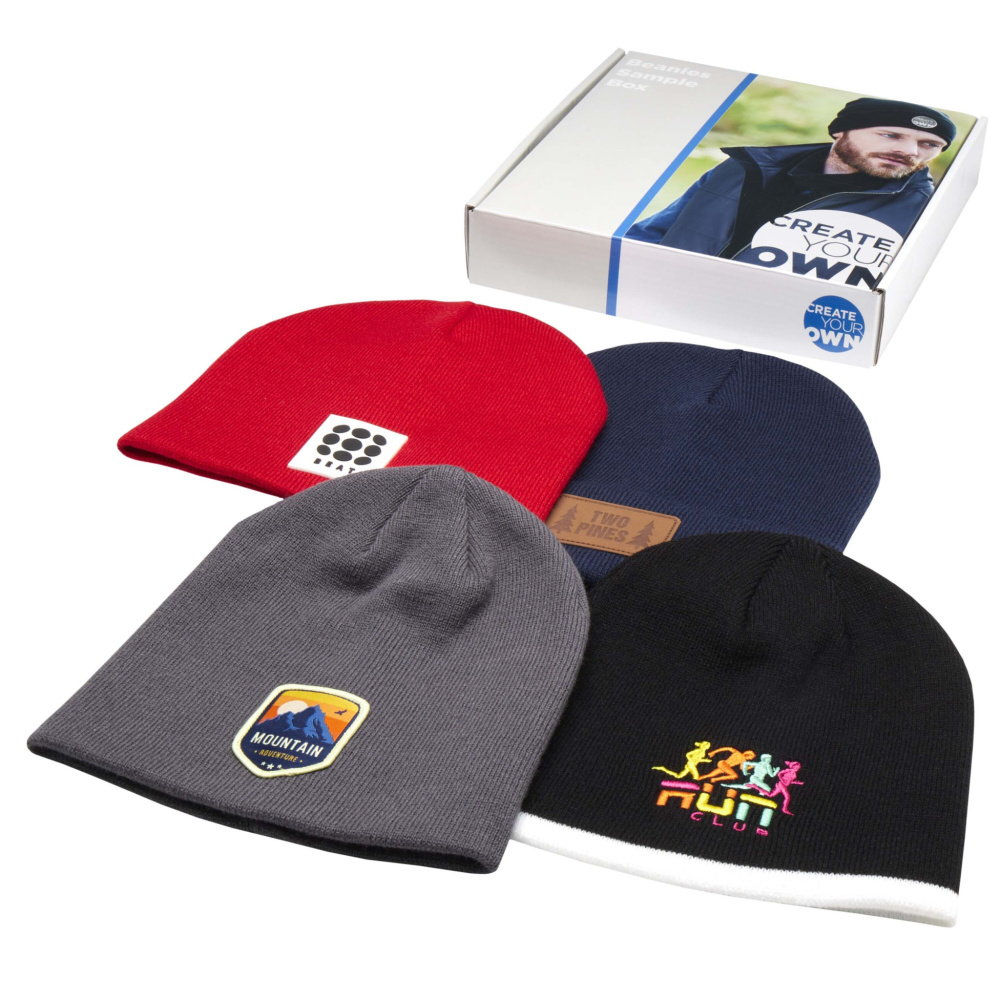 Logo trade reklaamkingi pilt: Beanie näidiskarp