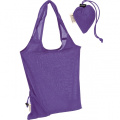 Taaskasutatud puuvillast kott Modena, violetne