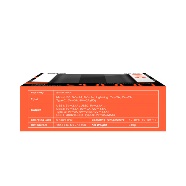 Logotrade reklaamtoote foto: POWER BANK SILICON POWER QP55 10000 MAH