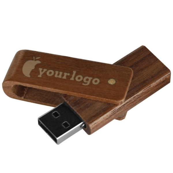 Logotrade firmakingi foto: Puidust USB-mälupulk