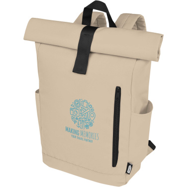 Logo trade firmakingituse pilt: Byron 15,6" GRS RPET rull-top seljakott 18L