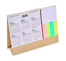 Lauakalender märkmepaberitega CALENDOO