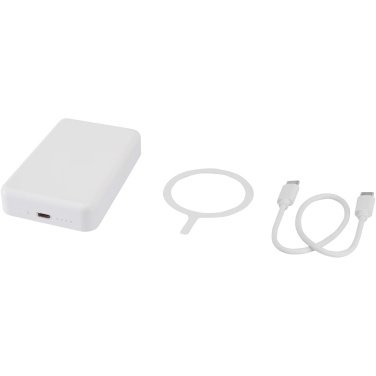 Logo trade meene pilt: Acrab 10 000 mAh 15W magnetiline juhtmevaba varupank 20W PD-ga - valmistatud taaskasutatud plastist