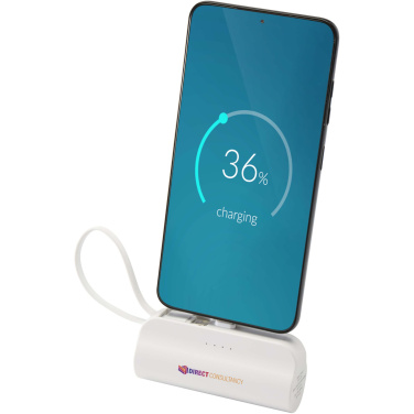 Logo trade ärikingituse pilt: Alnair 5000 mAh 10W C-tüüpi akupank mobiilialusega