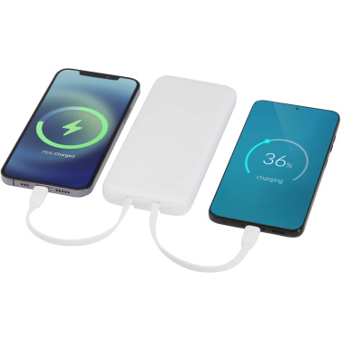 Logotrade firmakingitused pilt: Adhil 10 000 mAh 10W akupank kahe sisseehitatud kaabliga