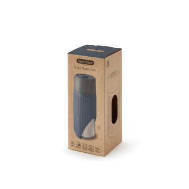 Logo trade reklaamkingi pilt: Black+Blum klaasist reisikruus 340ml