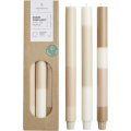 Originalhome kihilised küünlad - 3 tk komplekt, Valge